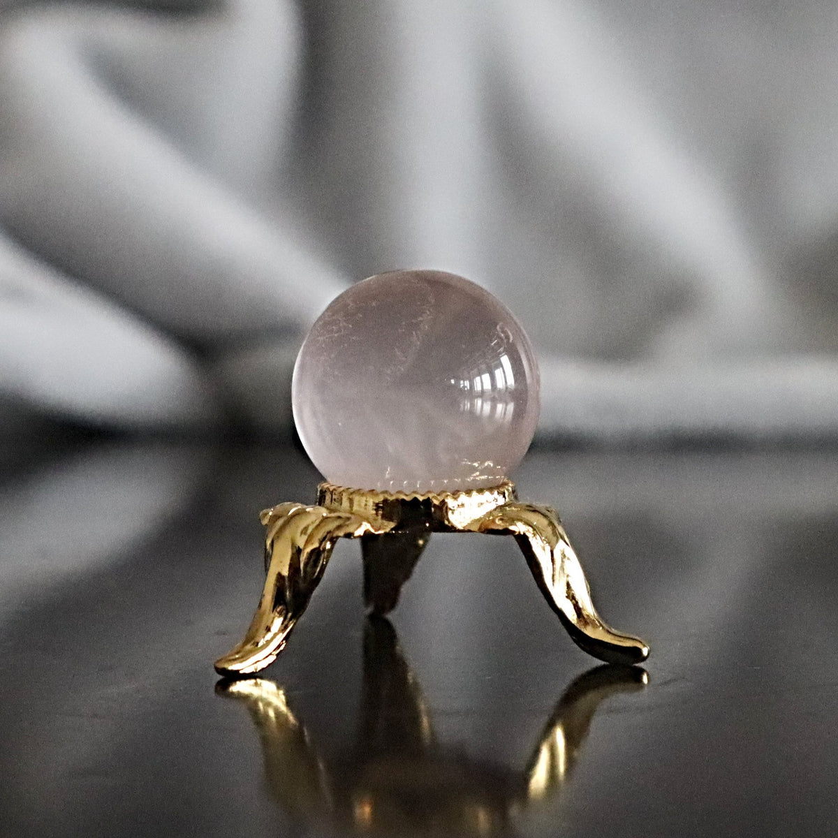 Madagascar Star Rose Quartz Sphere 21mm Gem Grade AAAA SR03