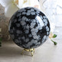 Snowflake Obsidian Sphere