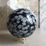 snowflake obsidian sphere