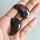 Japanese blood stone magatama