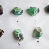 Freeform fluorite crystal for pocket or meditation