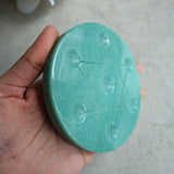 crystal grid plate for 7 spheres