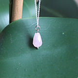 rose quartz necklace