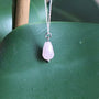 rose quartz necklace