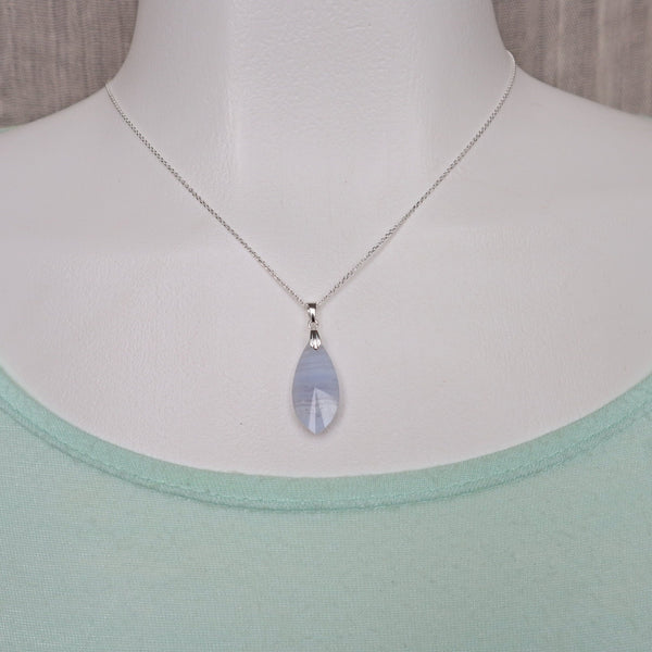Blue Lace Agate Necklace