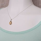 Healing crystal necklace for abundance