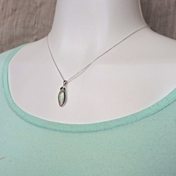 Fluorite Necklace Sterling silver