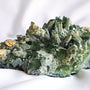 Raw Green Quartz Crystal Cluster Ghost Phantom, G3