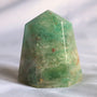 Snowflake Feather Fluorite Point Tower: Metaphysical Crystal Obelisk