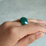 Green Agate Ring