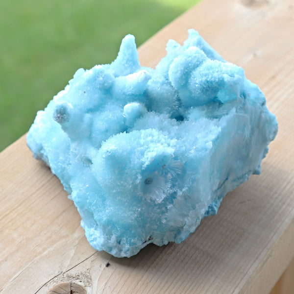 Blue Aragonite Mineral Specimen