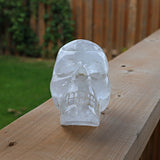 Large Quartz Crystal Skull - Metaphysical Healing and Energy Amplification - 4 inch Large