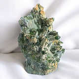 Raw Green Quartz Crystal Cluster Ghost Phantom, G3