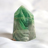 Feather silk Fluorite Tower