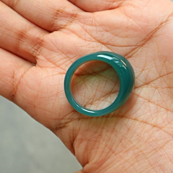 Green Agate Ring