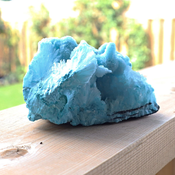 Blue Aragonite Mineral Specimen