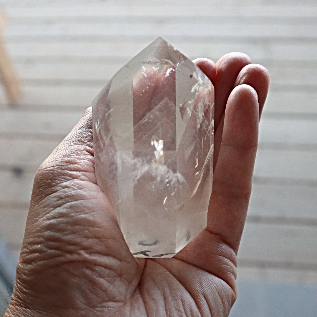 Phantom Quartz Crystal Polished