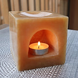 Orange Calcite Essential Oil Diffuser Burner for Aromatherapy
