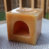 Orange Calcite Essential Oil Diffuser Burner for Aromatherapy