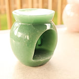 Essential oil burner in peaceful wellness or meditation