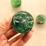 Metaphysical fluorite moonstone for moon rituals and balance