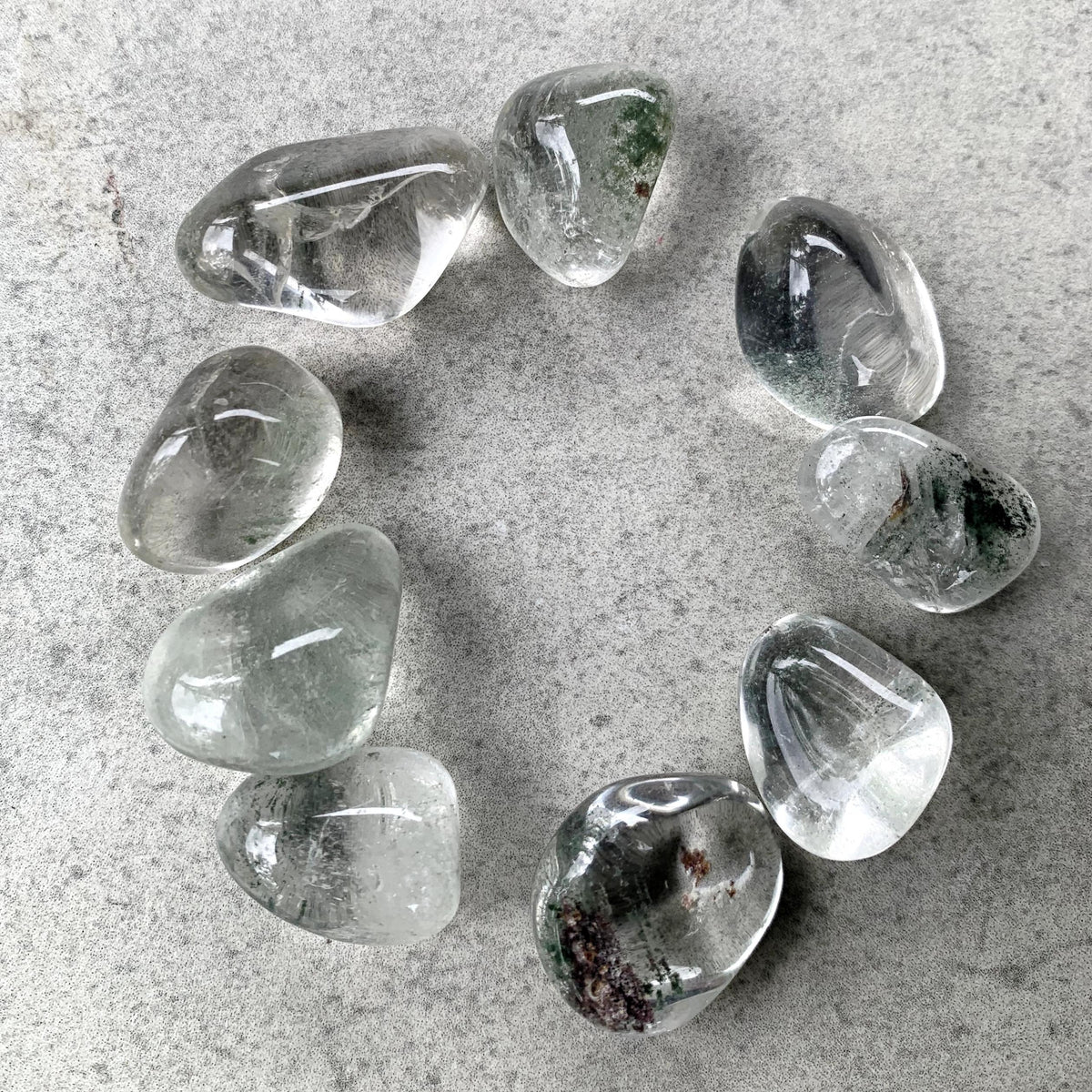Chlorite Quartz Tumble | Healing Crystal for Cleansing & Growth | Natural from Brazil