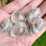 Chlorite Quartz Tumble | Healing Crystal for Cleansing & Growth | Natural from Brazil