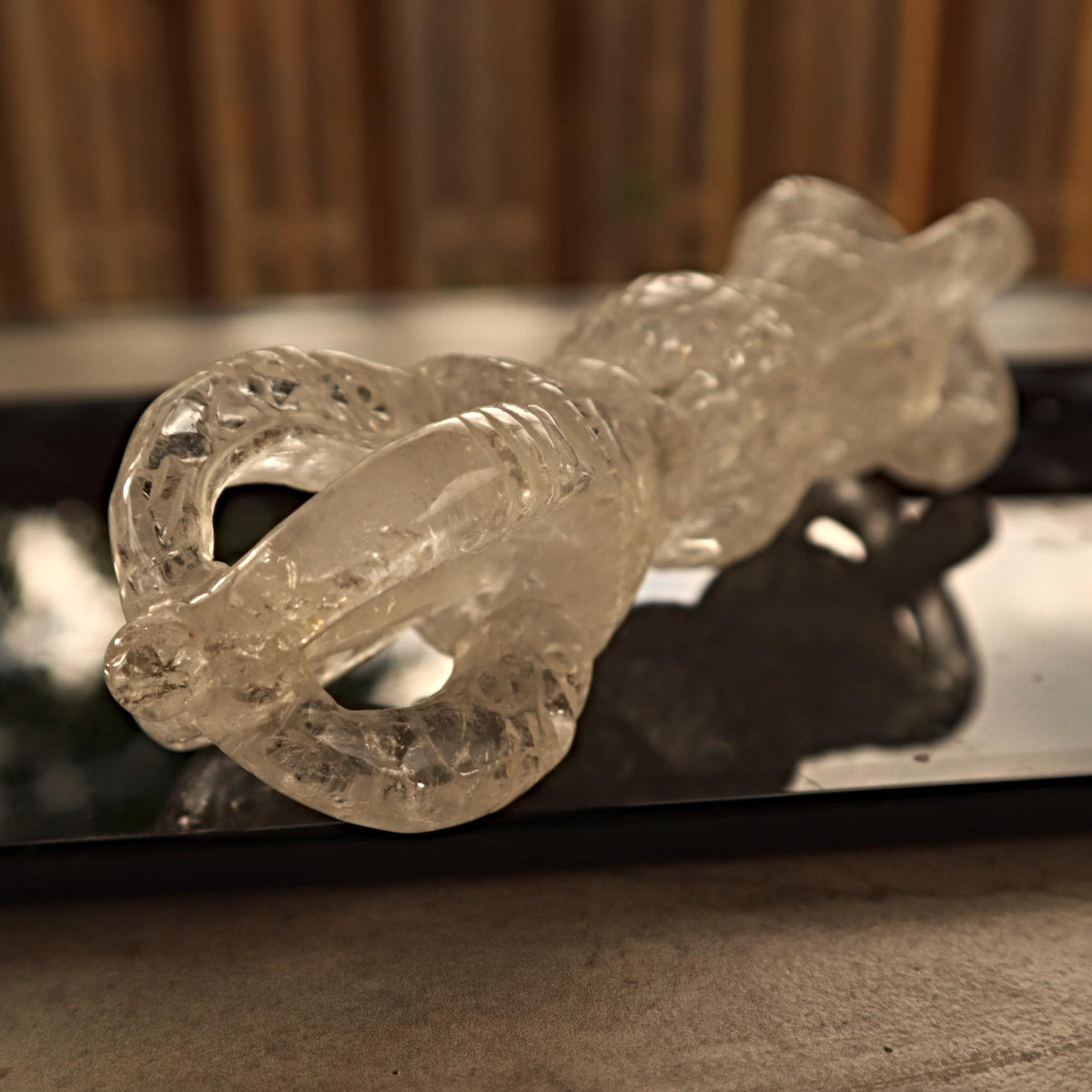 Large Varja Dorje Clear Quartz Crystal