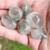 Chlorite Quartz Tumble | Healing Crystal for Cleansing & Growth | Natural from Brazil