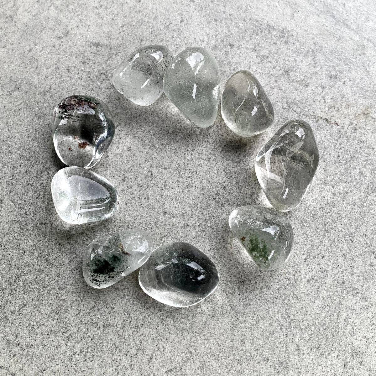 Chlorite Quartz Tumble