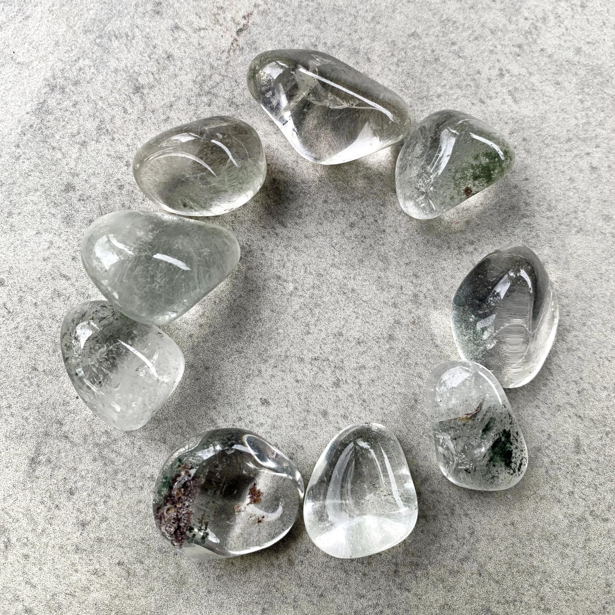 Chlorite Quartz Tumble | Healing Crystal for Cleansing & Growth | Natural from Brazil