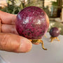 Large Rare Ruby Sphere