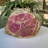 Raw ruby stones in large and medium sizes