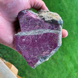Natural ruby chunks for energy work