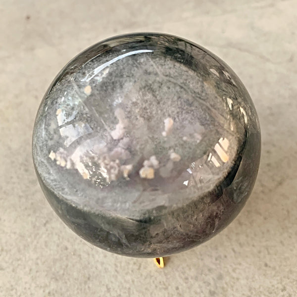 Garden Quartz Lodolite Crystal Sphere
