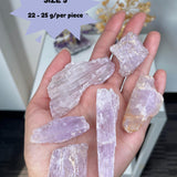 Large Raw Kunzite Crystal | High Vibe Heart Healing Stone | Emotional Support | Collector Specimen | Home Decor | Natural Pink Kunzite