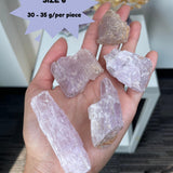 Large Raw Kunzite Crystal | High Vibe Heart Healing Stone | Emotional Support | Collector Specimen | Home Decor | Natural Pink Kunzite