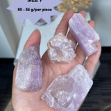 Large Raw Kunzite Crystal | High Vibe Heart Healing Stone | Emotional Support | Collector Specimen | Home Decor | Natural Pink Kunzite