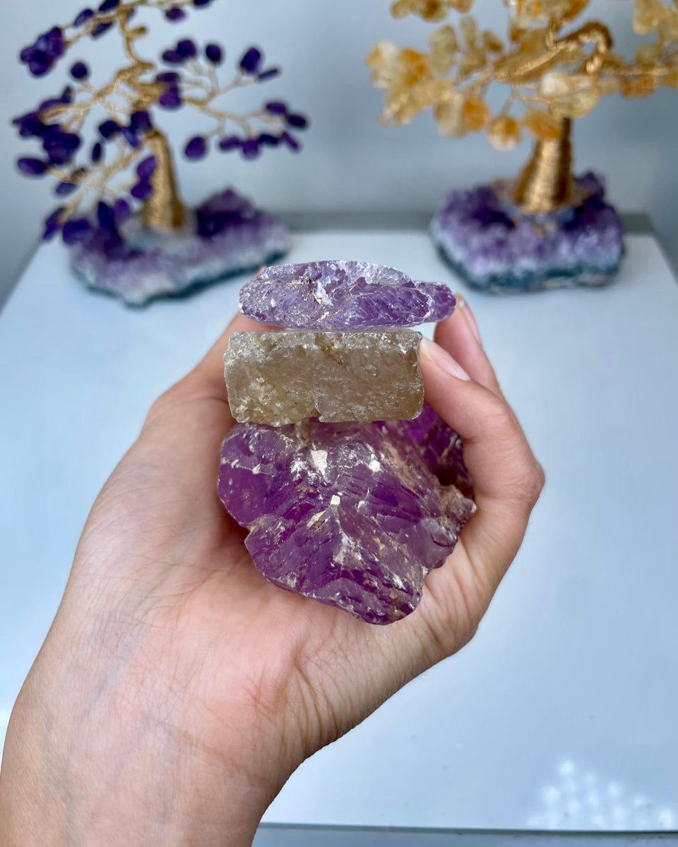 Etched Kunzite Crystal Specimen: Pink Healing Stone, Collector Mineral