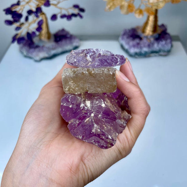 Etched Kunzite Crystal Specimen: Pink Healing Stone, Collector Mineral