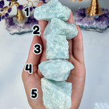 Aquamarine Crystal: Natural Blue Beryl Stone for Calm & Communication