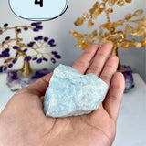Aquamarine Crystal: Natural Blue Beryl Stone for Calm & Communication