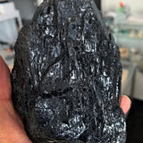 Extra large raw black tourmaline crystal from Brazil