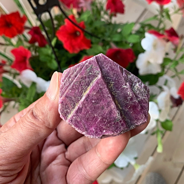 Natural ruby mineral for collectors