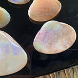 Coober Pedy opal shell with rainbow sheen