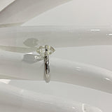 Raw quartz crystal ring in 925 silver