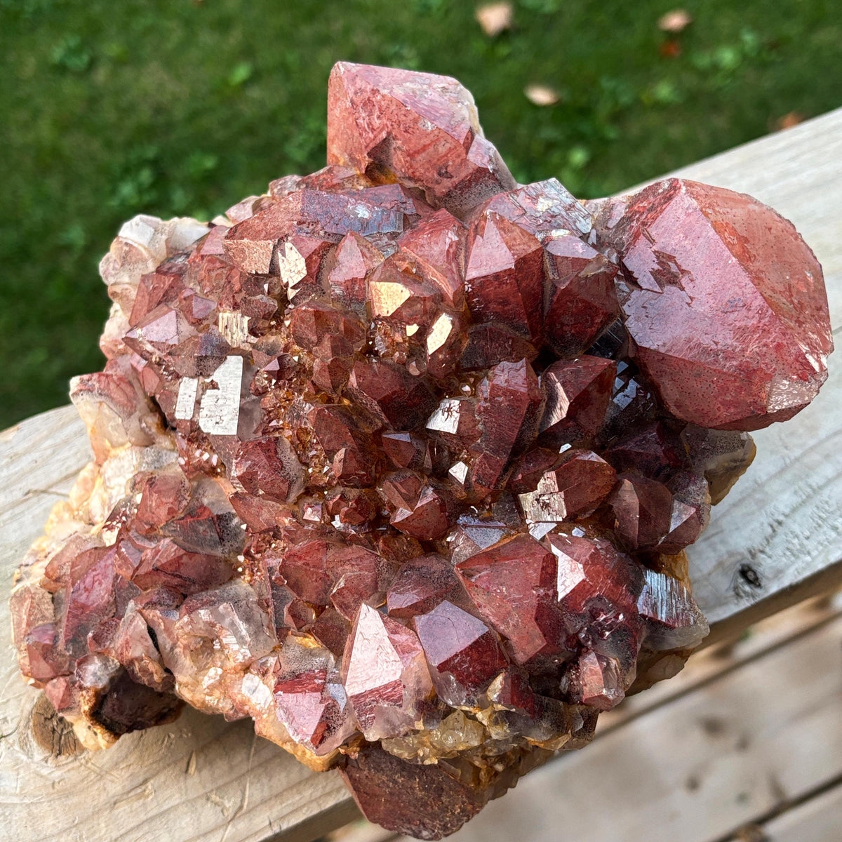 natural quartz cluster for home decor