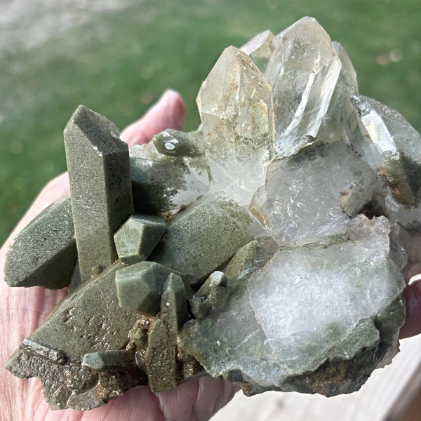 green phantom quartz crystal