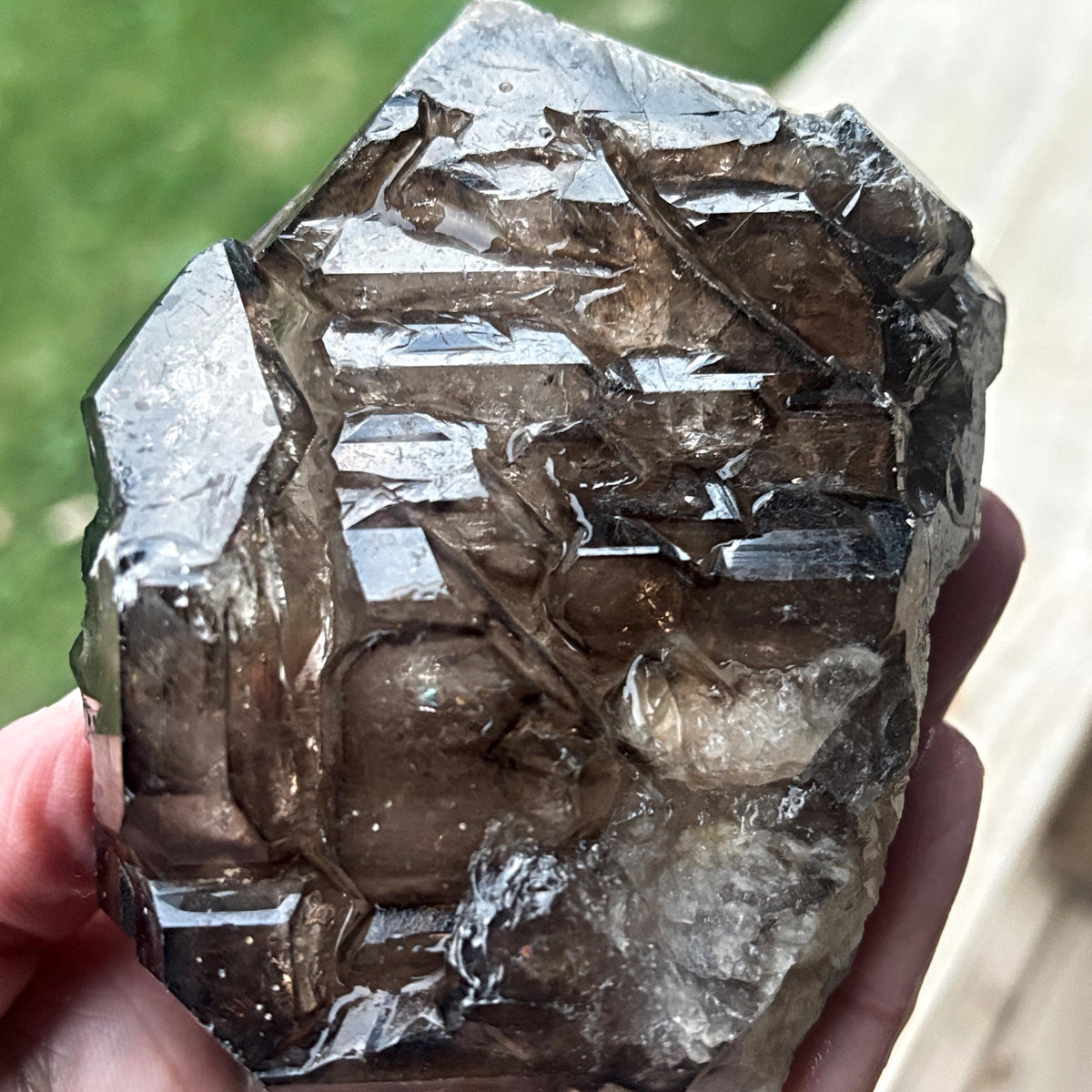 himalayan smoky quartz specimen