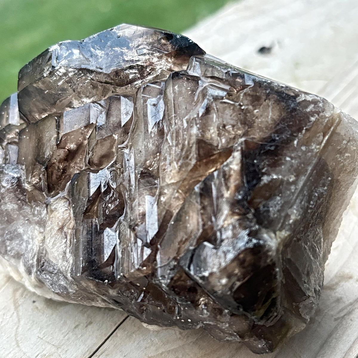 rare elestial quartz cluster